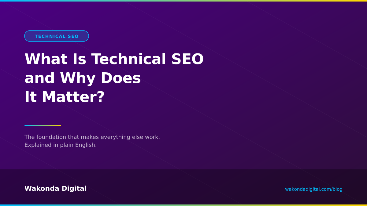 What Is Technical SEO and Why Does It Matter? — blog post header image